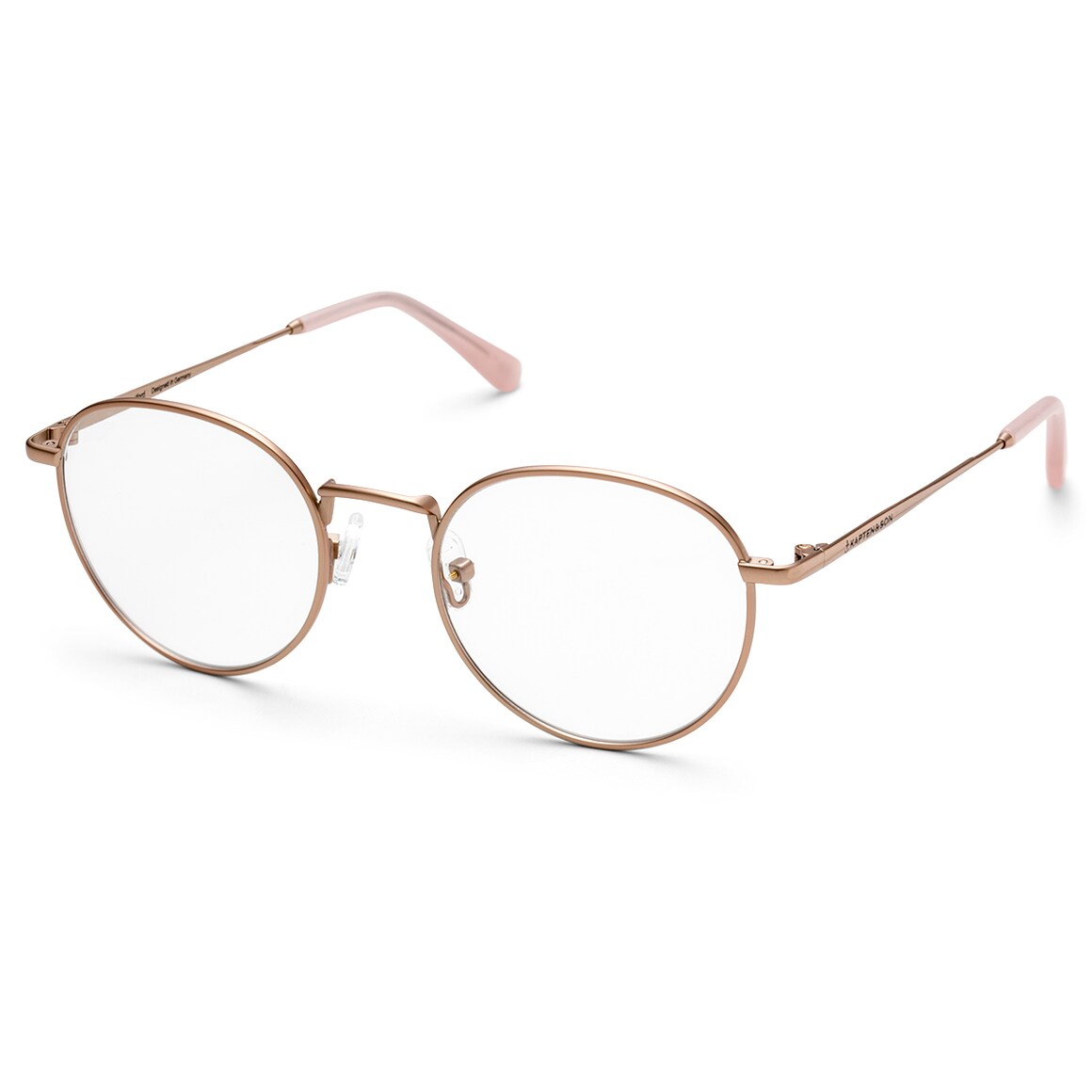 Kpten & Son London Small Matt Rose Gold mit Sehstärke
